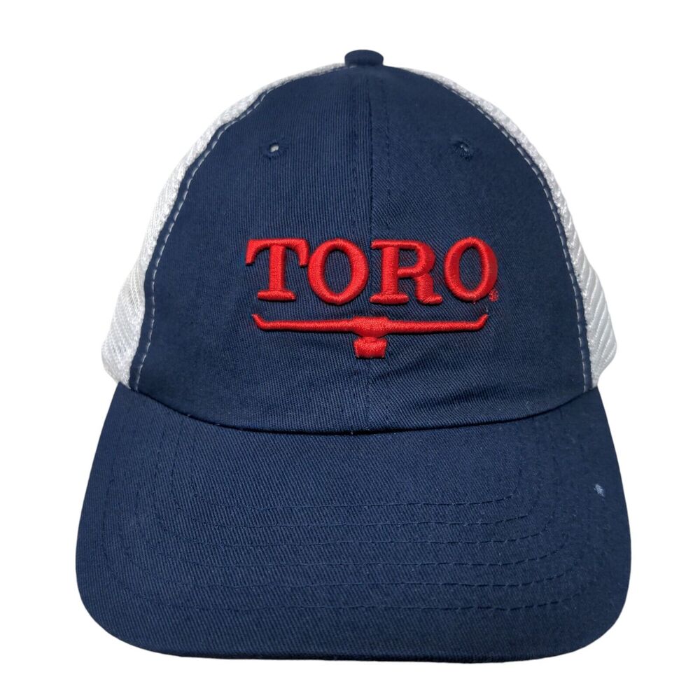 Toro Snapback Mesh Back Trucker Hat Blue OSFM Embroidered Colorblock
